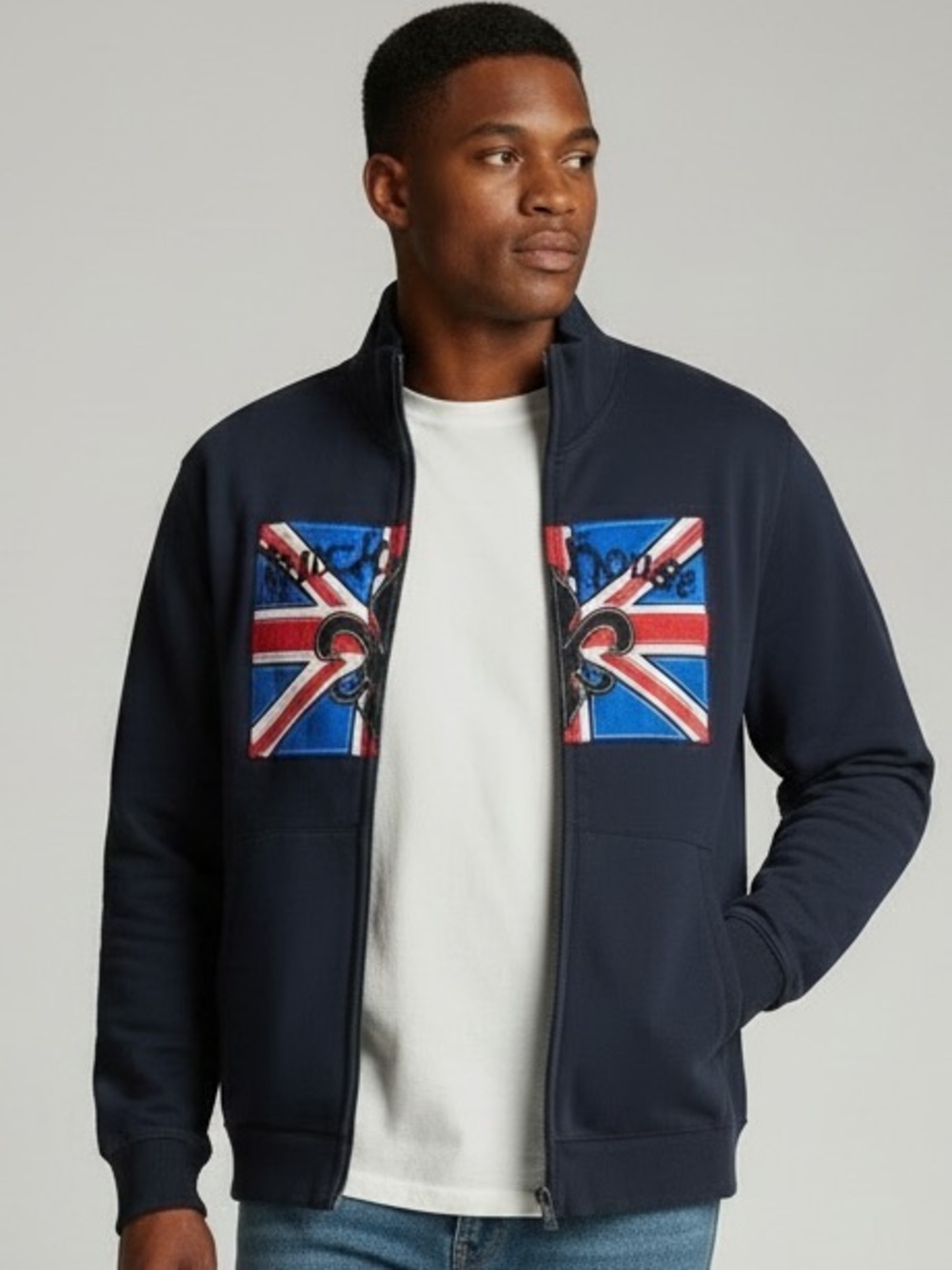 Lucky Brand Vintage Inspired
Rock House Jacket
Embroidered Union Jack